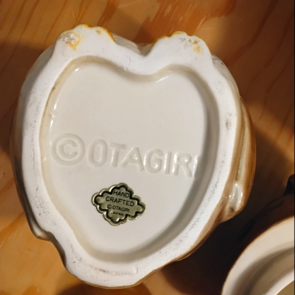 Vintage Otagiri Japan Owl Preserve Pot/Honey Jar - Picture 5 of 7